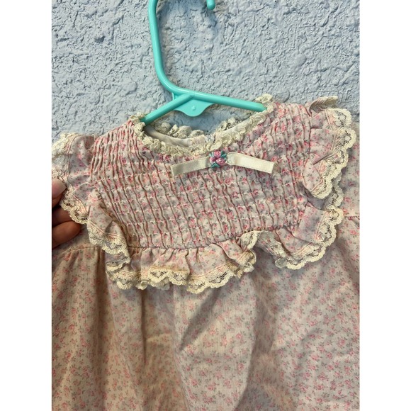 Vintage Sears Baby Floral Dress size (large) 27-32 pounds READ - Picture 2 of 7